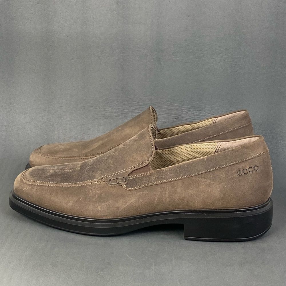 Ecco Brown Leather Loafers